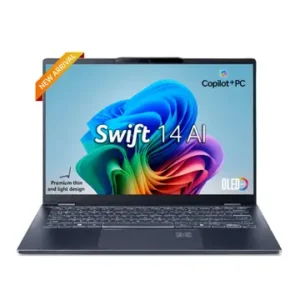 Acer Swift 14 AI Intel Core Ultra 5 226V processor (Windows 11 Home + MS Office/16 GB/ 512 GB SSD)